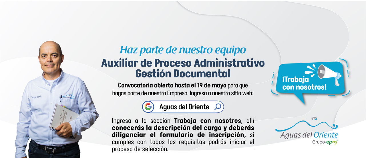 En Aguas del Oriente entendemos la importancia de informarte