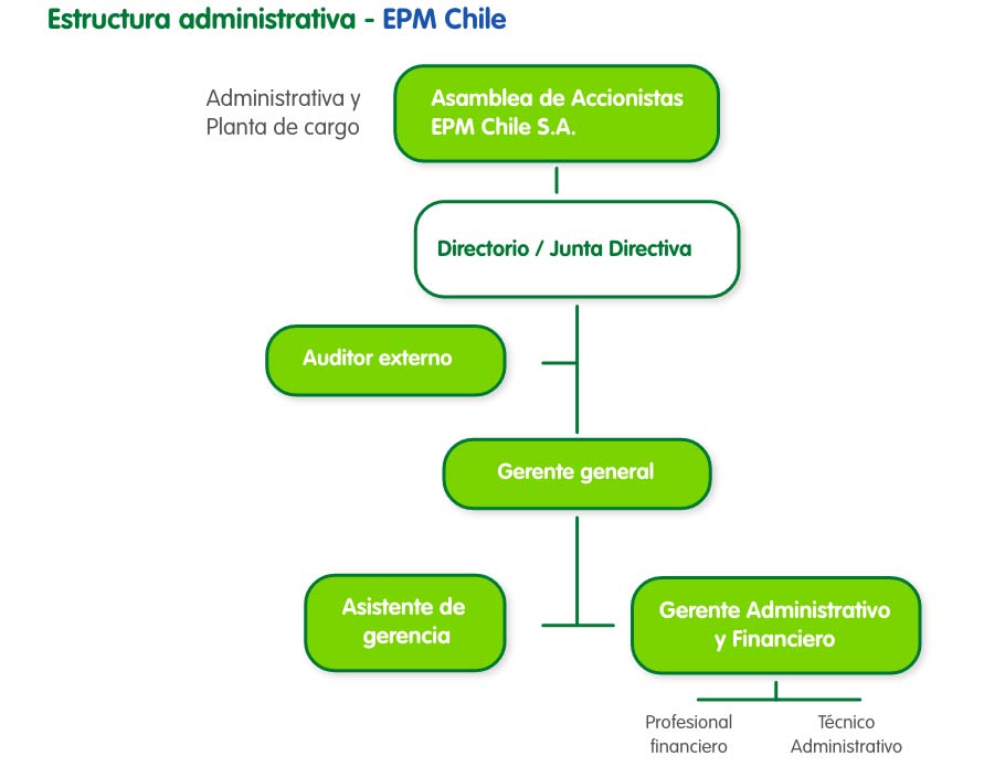 Infografía estructura administrativa