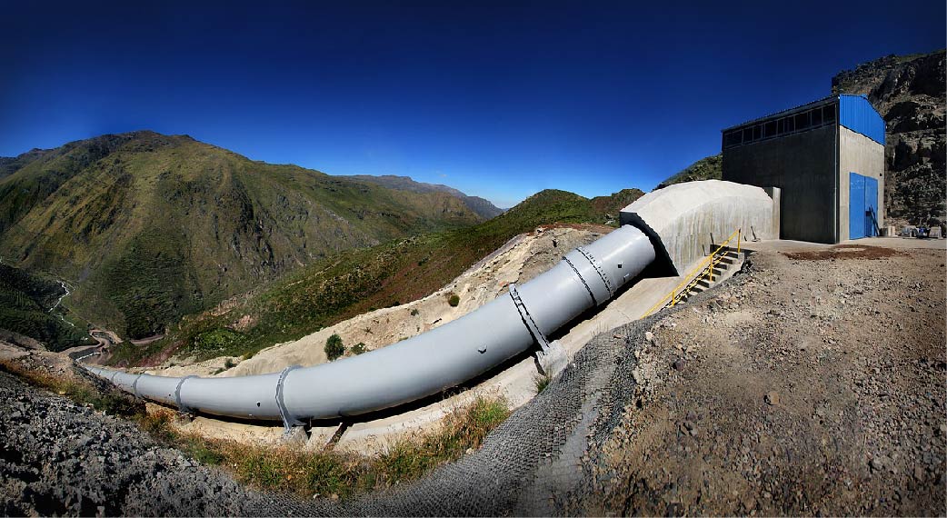 Tubo de hidroeléctrica 