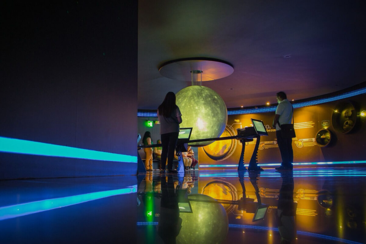 Fotografía del interior del Museo del Agua EPM