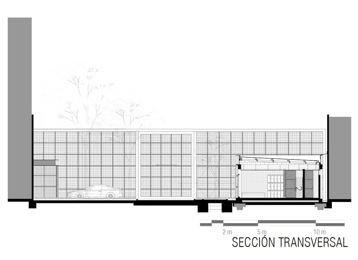 Sección transversal Punto Naranja