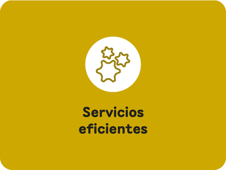 Servicios eficientes