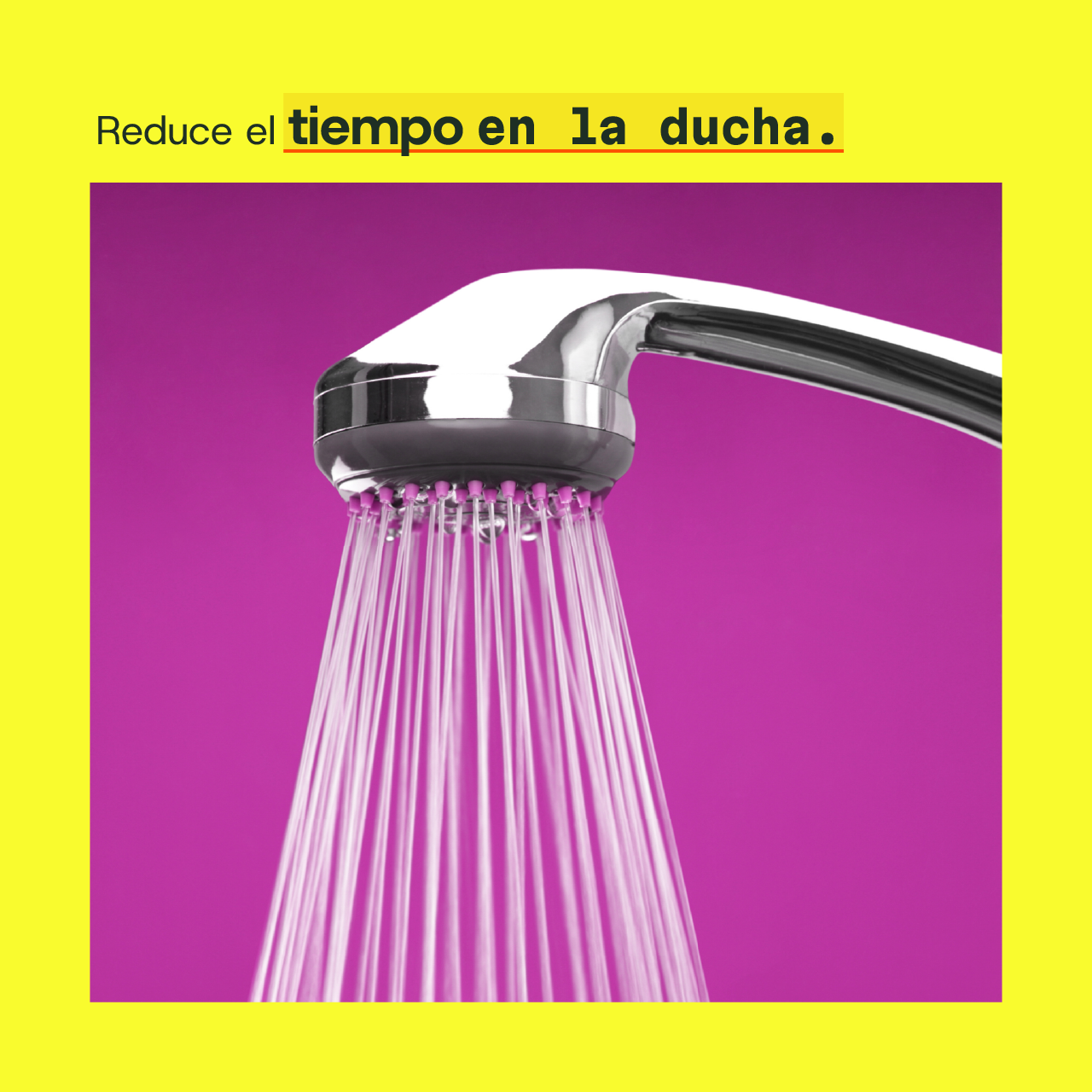 Reduce el tiempo de tus duchas
