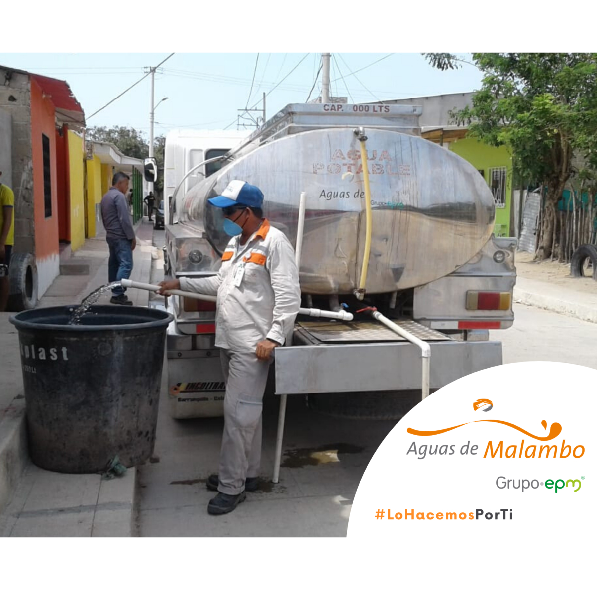 Aguas de Malambo carrotanque