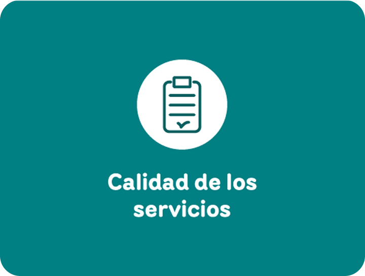 Calidad de los servicios