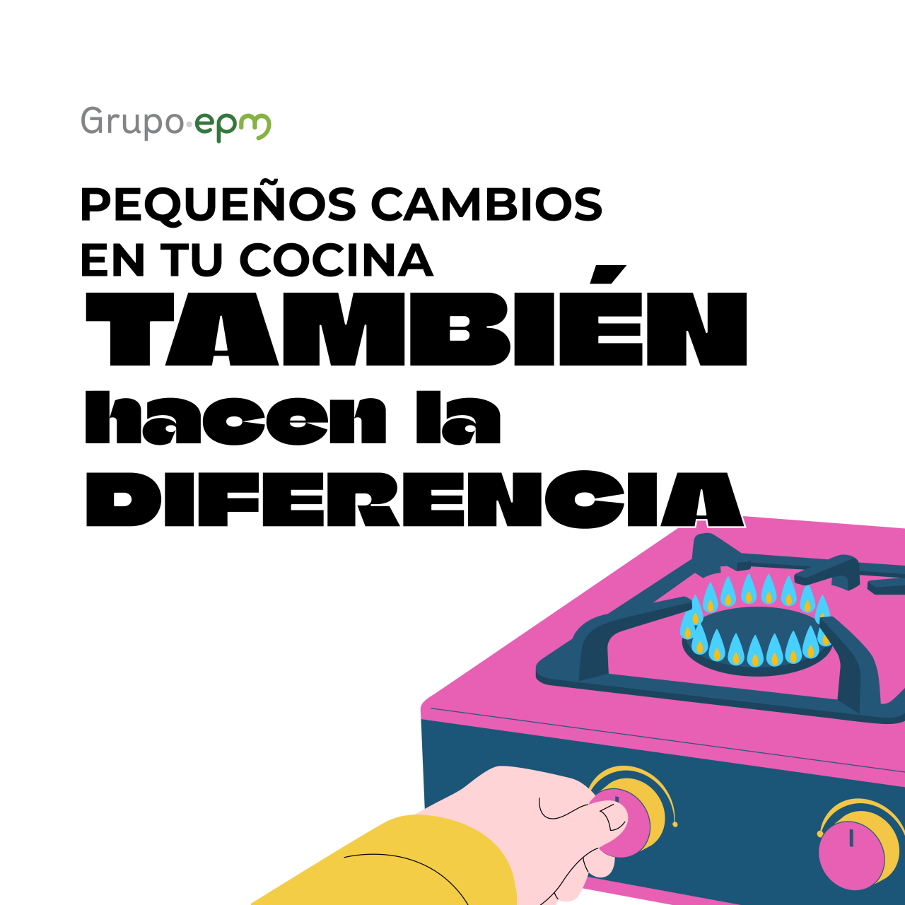 Pequeños cambios en tu cocina también hacen la diferencia