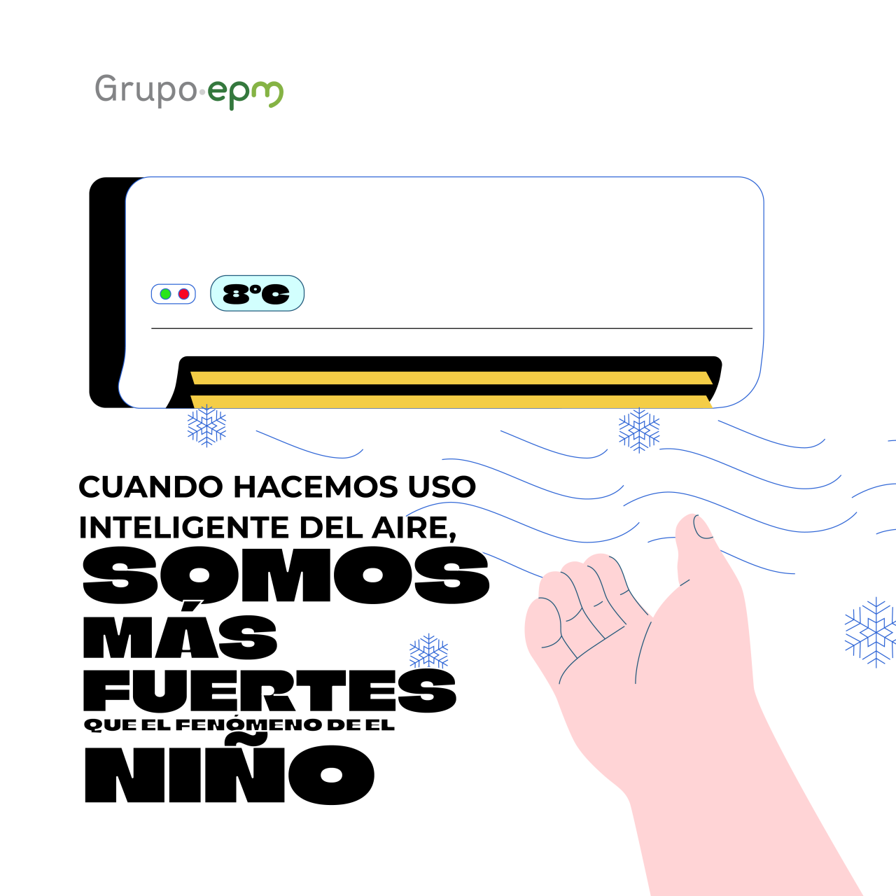 Cuando hacemos uso responsable del aire, somos más fuertes que el fenómeno de el niño
